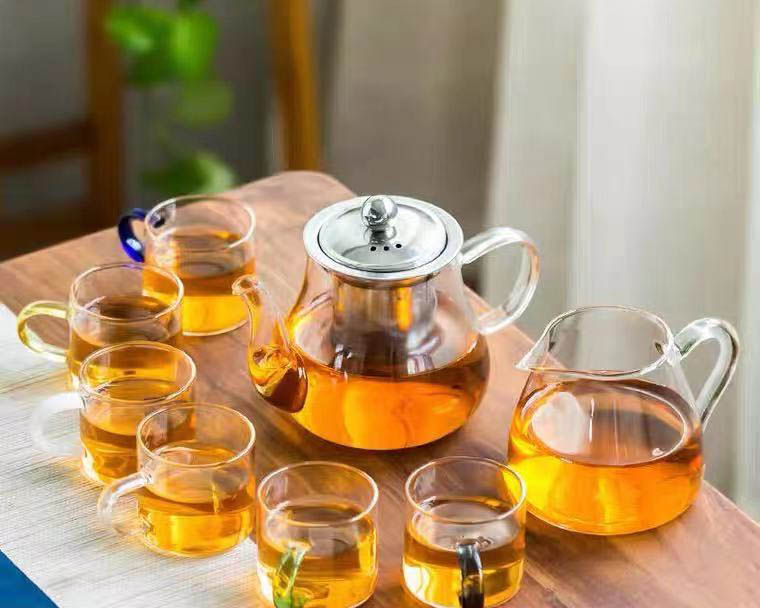 瓷牌茗透明玻璃茶具套裝